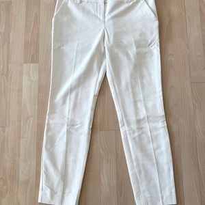 White cropped Express dress pant